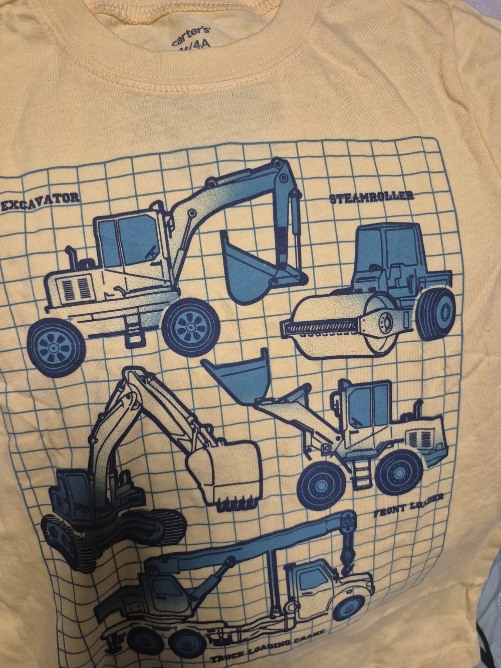 Carter's Yellow Construction Trucks Graphic Tee - Boys